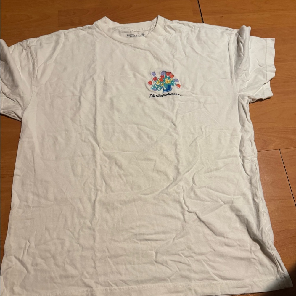 Abercrombie and fitch White Graphic T-Shirt